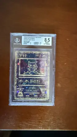 PSA 9 Ancient Mew (Promo) Pokemon 2000 Movie Holo Pokemon - Image 1