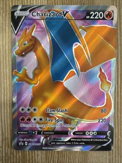 Charizard V - SWSH050 - Pokemon Sword & Shield Promo Ultra Rare NM - Image 1