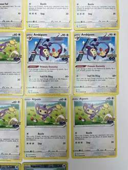 Pokemon Tcg Lot of 18 Aipom, Ambipom Reverse Holo Regular Common - Image 4
