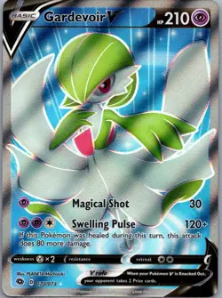 Pokemon Gardevoir V 070/073 Champion's Path Ultra Rare Full Art Holo NM - Image 1