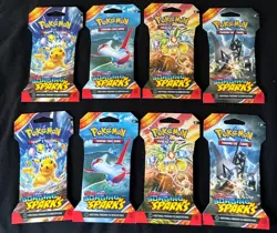 Pokemon TCG Surging Sparks Sleeved Booster Packs/Blister Lot Of 10 Sealed NEW - Image 1