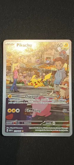 Pikachu 173/165 - Carte Pokemon 151 AR - MEW FR - VF - NM - Image 1