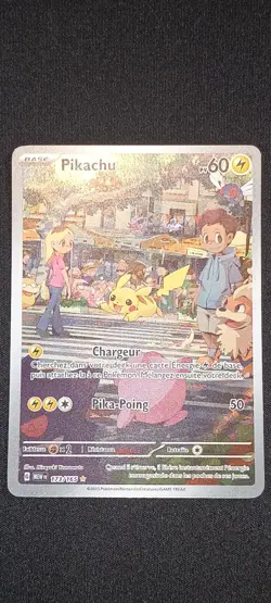 Pikachu 173/165 - Carte Pokemon 151 AR - MEW FR - VF - NM - Image 2