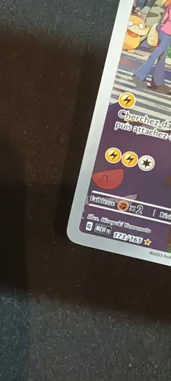 Pikachu 173/165 - Carte Pokemon 151 AR - MEW FR - VF - NM - Image 3