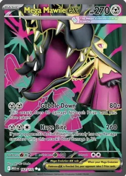 Mega Mawile ex - Ultra Rare 162/132 - Mega Evolution - Pokemon NM/M - Image 1
