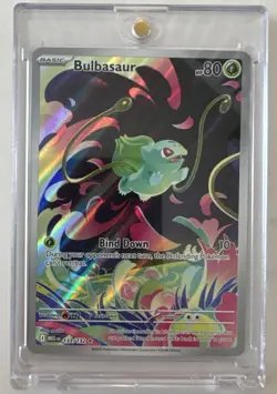Pokemon Bulbasaur IR Mega Evolution 133/132 In Hand English - NM- Pack Fresh - Image 1