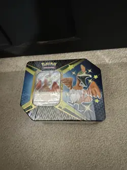 NEW! Pokemon TCG Shining Fates Tin - Cramorant V - Factory Sealed 820650829505 - Image 1