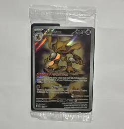 Pokemon Alakazam Pokemon Center Exclusive Promo Sealed 2025 Mega Evolution NM - Image 1