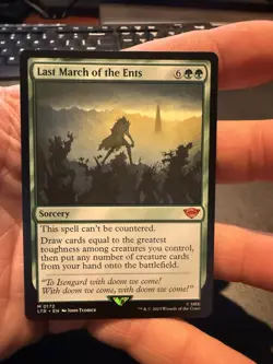 Last March of the Ents Lord of the Rings 172 Non-Foil NM - Image 1