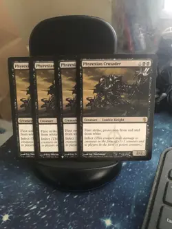Mtg x4 Phrexian Crusader - Image 1