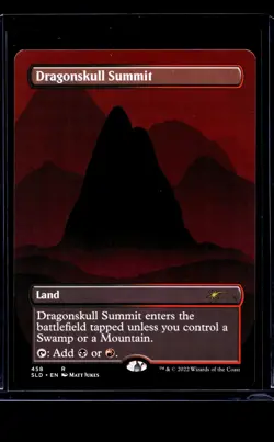2022 MTG Magic The Gathering SLD Secret Lair Borderless #458 Dragonskull Summit - Image 1