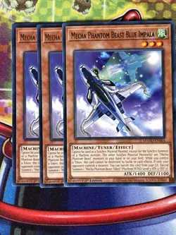 Yugioh Mecha Phantom Beast Blue Impala MAGO-EN064 Playset - Image 1