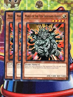 Yugioh Manju Of The Ten Thounsand Hands WISU-EN046 Playset - Image 1
