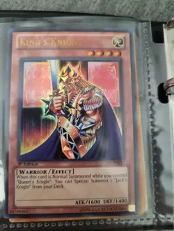 Yugioh! LP King's Knight - LCYW-EN017 - Ultra Rare - 1st Edition Lightly Played, - Image 1