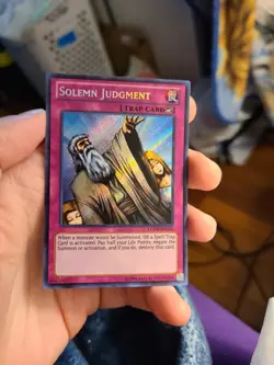 Yugioh Solemn Judgment LCYW-EN152 Secret Rare - Image 1