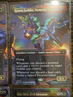 MtG - Marvel’s Spider-Man Borderless Foil Lot Venom, Green Goblin, Spider-Man🔥 - Image 4