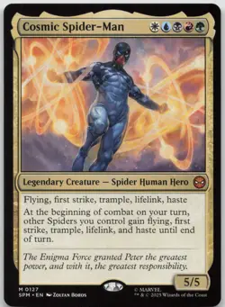 MTG 0127 M - Cosmic Spider-Man - Marvels Spiderman Set - Image 1
