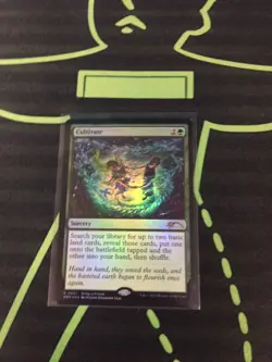 MTG Magic The Gathering Cultivate Foil Promo Green Sorcery Commander - Image 1