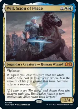 NM Will, Scion of Peace, MTG, Wilds of Eldraine, Magic the Gathering, 218 - Image 1