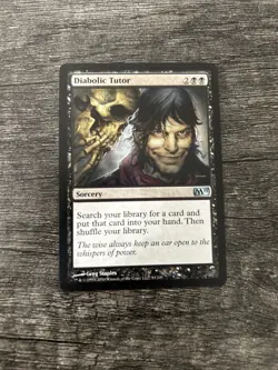 MTG 1x Diabolic Tutor x1 LP Magic Core Set 2011 - Image 1
