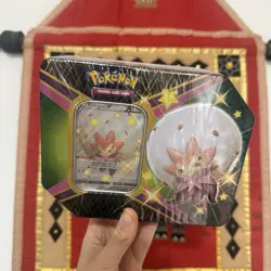 Pokemon Shining Fates V Collectors Tin New & Sealed TCG Shiny Eldegoss - Image 1