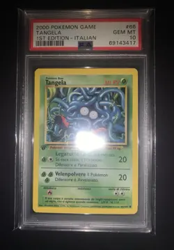 Pokemon PSA 10 Set Base 66/102 Tangela 1 edizione italiano - Image 2