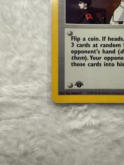 The Rocket’s Trap Holo Rare 1st Edition 19/132 Gym Heroes WOTC VTG Pokemon NM - Image 3