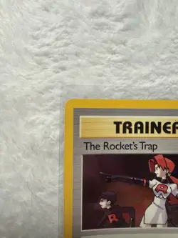 The Rocket’s Trap Holo Rare 1st Edition 19/132 Gym Heroes WOTC VTG Pokemon NM - Image 4