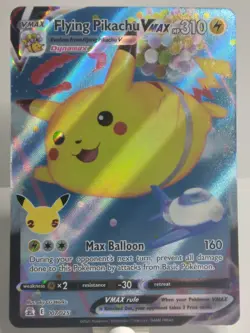 Flying Pikachu VMAX Pokemon Celebrations 007/025 Full Art Ultra Rare NM - Image 1