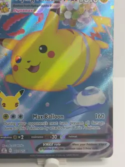 Flying Pikachu VMAX Pokemon Celebrations 007/025 Full Art Ultra Rare NM - Image 5