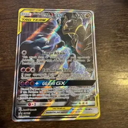 Pokemon TCG Garchomp Giratina GX Black Star Promo Tag Team SM193 - Image 4