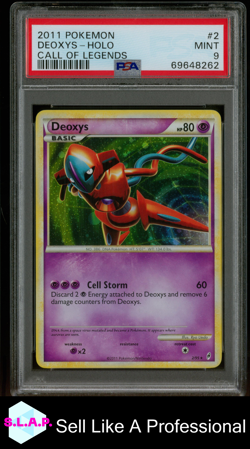 DEOXYS POKEMON HOLO CALL OF LEGENDS 2 2011 ENGLISH PSA 9 - Image 1
