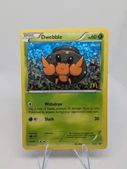 Dwebble 3/12 Holo - McDonald's Promo 2012 - LP - Pokemon TCG 2012 - Image 1