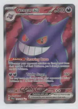 Gengar ex Ultra Rare Pokemon SV05: Temporal Forces #193 - Image 1