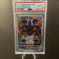 Pokemon Lucario VSTAR SWSH291 Crown Zenith ETB Promo PSA 10 - Image 1
