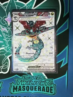 Pokemon Twilight Masquerade SV06 FA Dragapult ex 200 Ultra Rare NM - Image 1