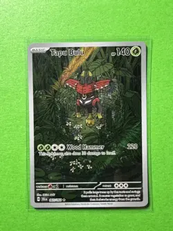 Pokemon Shrouded Fable SV6.5 Tapu Bulu 065/064 IR Illustration Rare NM - Image 1