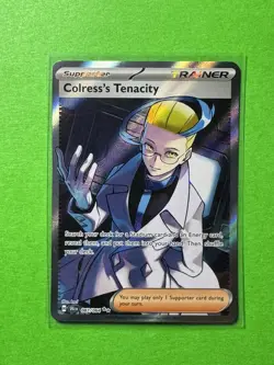 Pokemon Shrouded Fable SV6.5 Colress's Tenacity 087/064 Full Art NM - Image 1