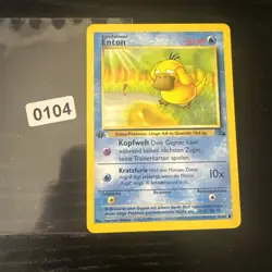 POKEMON - Fossil - Enton - 53/62 - 1. Edition - deutsch - Image 1