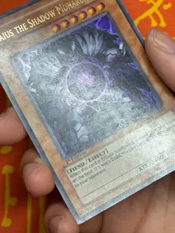 YUGIOH CAIUS THE SHADOW MONARCH ULTRA RARE 1ST MODERATE PLAY SDDE-EN001 - Image 5