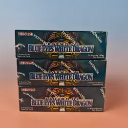 YU-GI-OH! LOT LEGEND OF BLUE EYES WHITE DRAGON DISPLAY 25TH 2023 GER OVP SEALED - Image 5