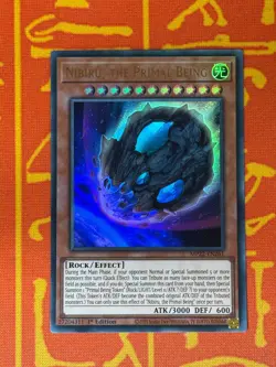 YUGIOH NIBIRU THE PRIMAL BEING ULTRA RARE 1ST NM MP22-EN261 - Image 1