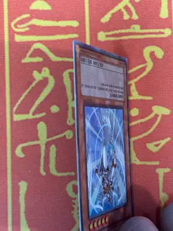YUGIOH TETHYS, GODDESS OF LIGHT SECRET RARE MODERATE PLAY CRMS-EN095 - Image 4