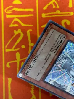 YUGIOH TETHYS, GODDESS OF LIGHT SECRET RARE MODERATE PLAY CRMS-EN095 - Image 5