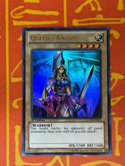 YUGIOH QUEEN'S KNIGHT ULTRA RARE 1ST EDITION NM LCYW-EN015 NA PRINT - Image 1