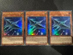 YuGiOh Euro English - Photon Delta Wing MZNI-EN024 (UR) (NM) 1st Edition X3 - Image 1