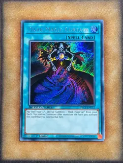 Yugioh Dark Magic Curtain SBC1-ENG13 Speed Duel Secret Rare 1st Ed NM - Image 1