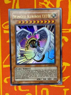 YUGIOH WINGED KURIBOH LV10 ULTRA RARE EXCELLENT CRV-EN005 - Image 1