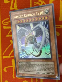 YUGIOH WINGED KURIBOH LV10 ULTRA RARE EXCELLENT CRV-EN005 - Image 3