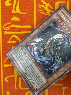 YUGIOH RAINBOW DARK DRAGON SECRET RARE LIGHT PLAY PTDN-EN003 - Image 3